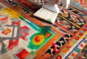 لکه‌گیری فرش‌ها توسط قالیشویی حکمیه